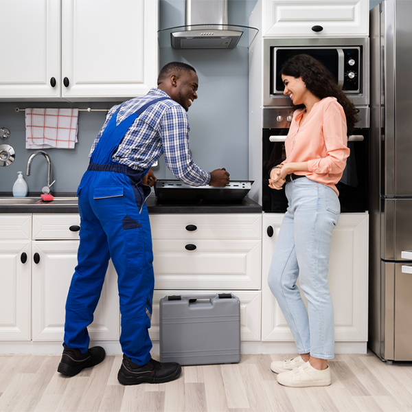 can you provide an estimate for cooktop repair before beginning any work in Hoytsville